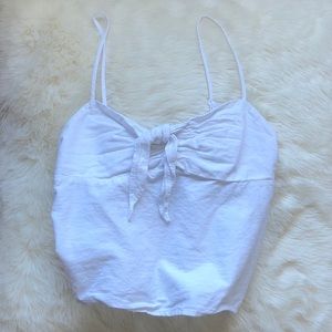 Brandy Melville White Crop Top